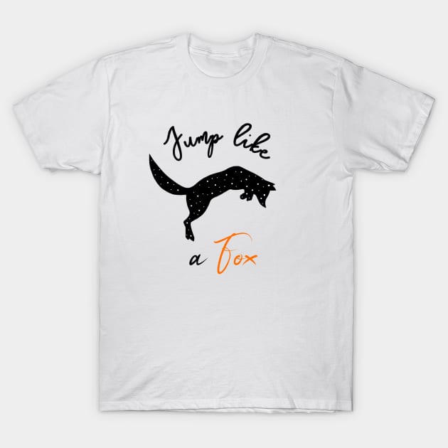 Jump Like a Fox T-Shirt by TaliDe